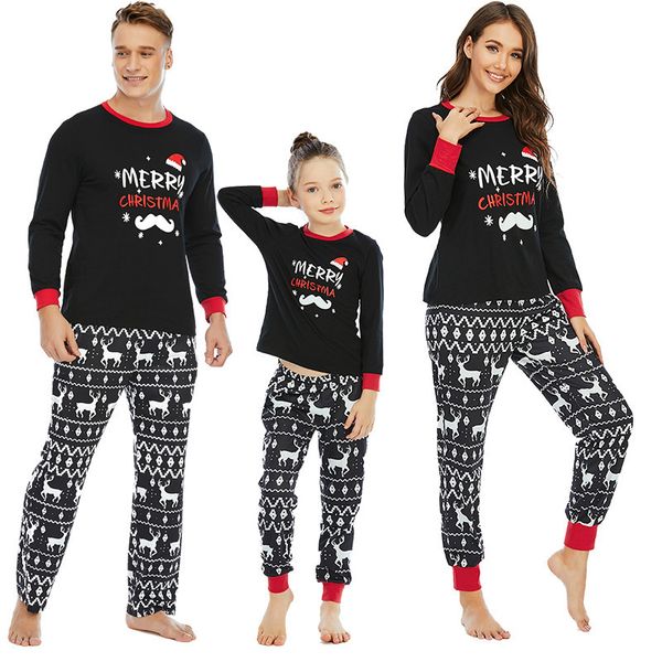 women's sleepwear and children's family christmas pajamas, autumn winter long sleeve printed casual clothes, gifts, Black;red
women's sleepwear and children's family christmas pajamas, autumn winter long sleeve printed casual clothes, gifts, Black;red