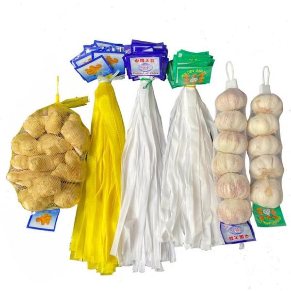 storage bags 100pcs mesh fruit vegetable net bag convenient reusable pe garlic ginger packing sacks plastic buckles for market
storage bags 100pcs mesh fruit vegetable net bag convenient reusable pe garlic ginger packing sacks plastic buckles for market