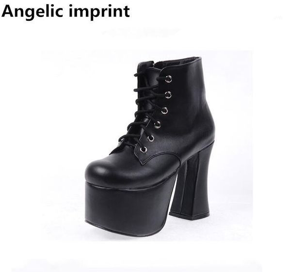 boots angelic imprint mori girl women motorcycle punk ankle lady high heels lolita shoes woman princess dress party pumps 12.5cm1, Black
boots angelic imprint mori girl women motorcycle punk ankle lady high heels lolita shoes woman princess dress party pumps 12.5cm1, Black