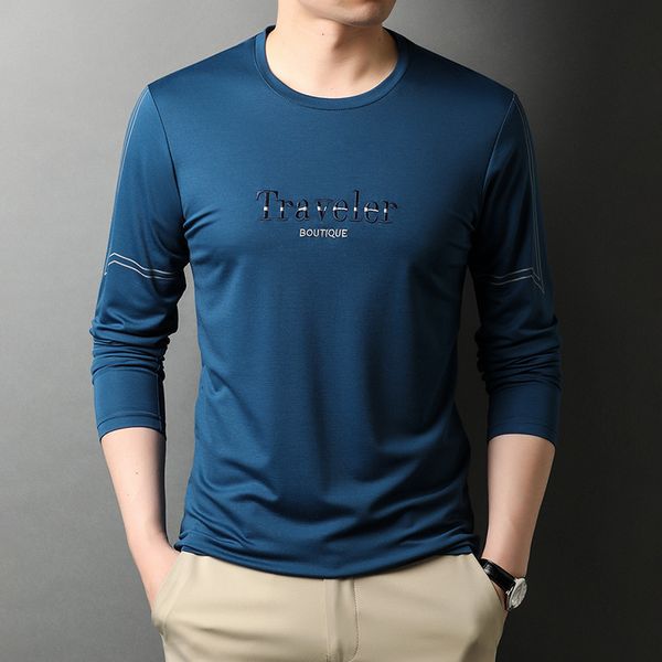 men's long sleeve t-shirt 2021 spring korean t-shirt sweater middle-aged upper garment men's bottomed shirt, Black
men's long sleeve t-shirt 2021 spring korean t-shirt sweater middle-aged upper garment men's bottomed shirt, Black