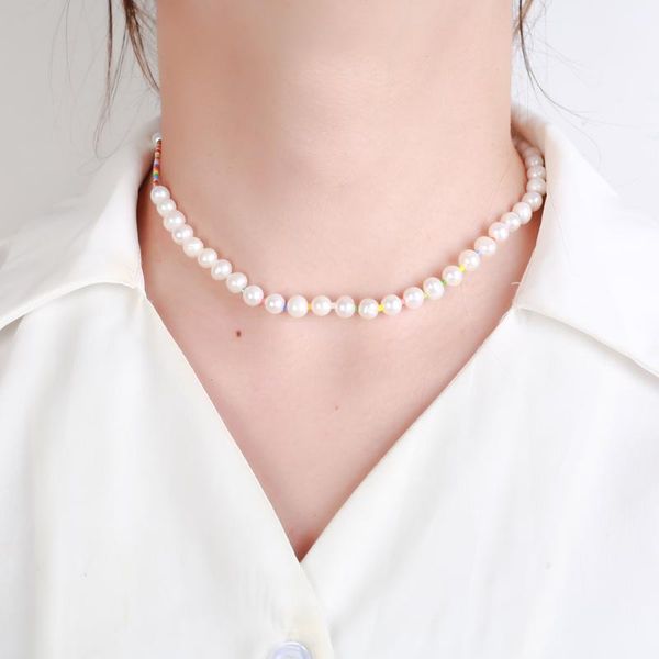 pendant necklaces 2021 bohemian style double layer pearl millet bead necklace women's party gifts exquisite jewelry wholesale, Silver
pendant necklaces 2021 bohemian style double layer pearl millet bead necklace women's party gifts exquisite jewelry wholesale, Silver