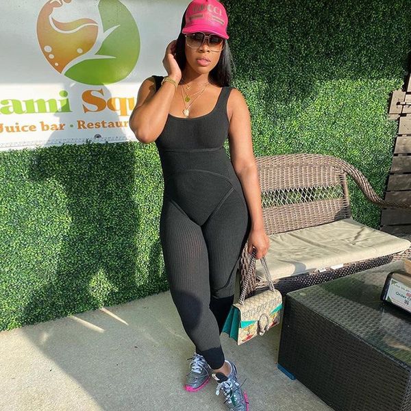 women's jumpsuits & rompers 2021 design women summer vest catsuits casual sports style, Black;white
women's jumpsuits & rompers 2021 design women summer vest catsuits casual sports style, Black;white