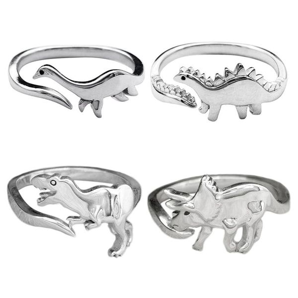cluster rings silver color women lady jewelry dinosaur charm ring opening size gift girls, Golden;silver
cluster rings silver color women lady jewelry dinosaur charm ring opening size gift girls, Golden;silver