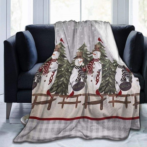 Throw Blanket for Kids Teens Adults Soft Warm Country Friends Snowman Plaid Snow Pine Birds Microfiber All Season Living
Throw Blanket for Kids Teens Adults Soft Warm Country Friends Snowman Plaid Snow Pine Birds Microfiber All Season Living