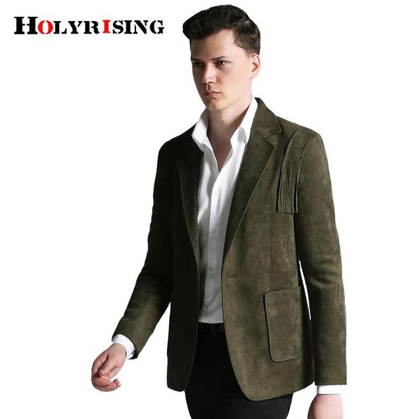 men's suits & blazers holyrising men jacket fake suede slim fit classic double-breasted s-3xl #18115, White;black
men's suits & blazers holyrising men jacket fake suede slim fit classic double-breasted s-3xl #18115, White;black