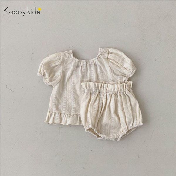 clothing sets koodykids 2021 summer baby girl clothes set 2pcs toddlers girls soft princess kids shirt shorts pants, White
clothing sets koodykids 2021 summer baby girl clothes set 2pcs toddlers girls soft princess kids shirt shorts pants, White