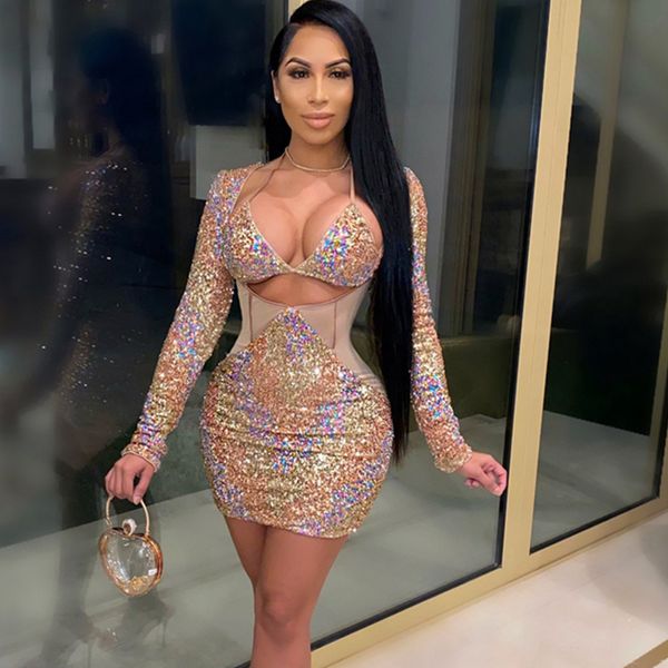 glitter sequin dress women party night club bodycon dress long sleeve birthday outfits for women elegant christmas dress, Black;white
glitter sequin dress women party night club bodycon dress long sleeve birthday outfits for women elegant christmas dress, Black;white