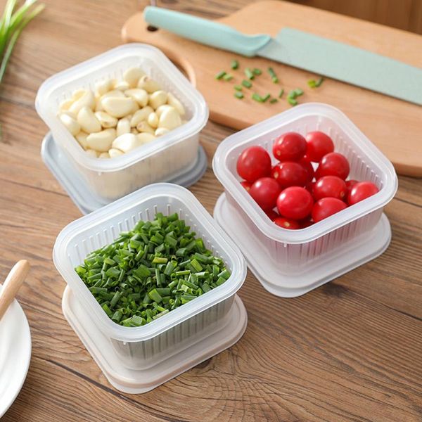 storage bottles & jars double-layer drain fresh box ginger garlic keeper produce saver berry refrigerator container seal bin
storage bottles & jars double-layer drain fresh box ginger garlic keeper produce saver berry refrigerator container seal bin
