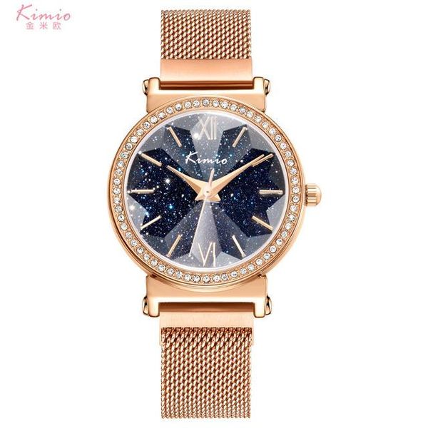 wristwatches 2021 luxury crystal women watch brand kimio fashion gold steel mesh ladies wrist watches bracelet girl clock gift relogio, Slivery;brown
wristwatches 2021 luxury crystal women watch brand kimio fashion gold steel mesh ladies wrist watches bracelet girl clock gift relogio, Slivery;brown