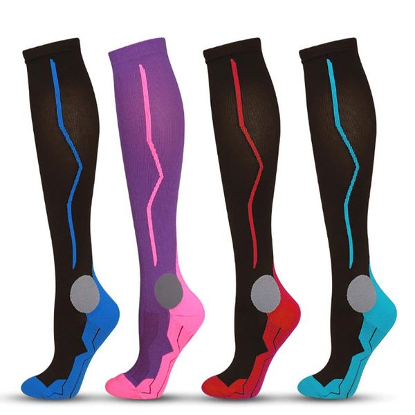 men's socks 2021 compression stockings men/women leg support elastic varicose veins high basketball running line stripe, Black
men's socks 2021 compression stockings men/women leg support elastic varicose veins high basketball running line stripe, Black