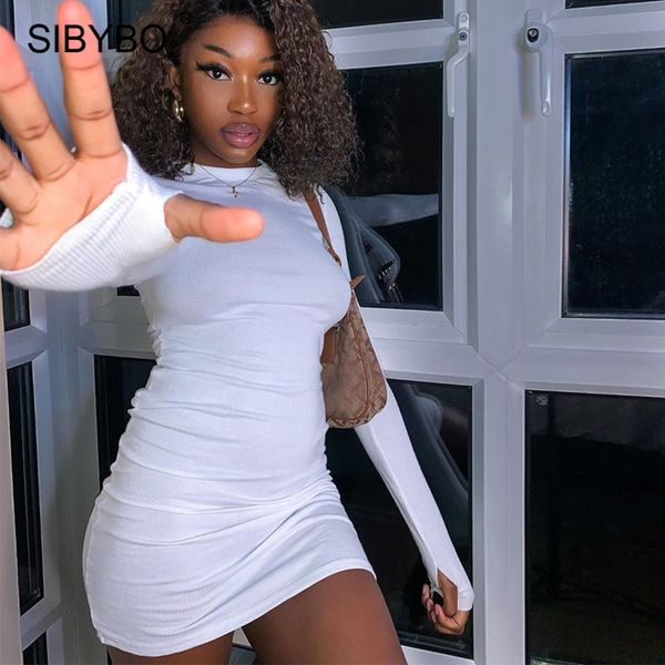 sibybo women rib knitted bodycon dress autumn long sleeve o-neck mini dresses black ladies casual party christams vestidos 2021, Black;white
sibybo women rib knitted bodycon dress autumn long sleeve o-neck mini dresses black ladies casual party christams vestidos 2021, Black;white