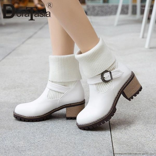 boots doratasia classic round toe female sewing ankle leisure brand winter women buckle slip on casual daily shoes woman1, Black
boots doratasia classic round toe female sewing ankle leisure brand winter women buckle slip on casual daily shoes woman1, Black