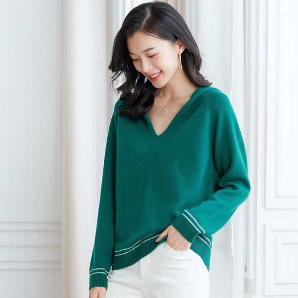 women's cashmere sweaters pullover long sleeve plus size loose v neck hooded female green knitwear 2021 autumn winter ship, White;black
women's cashmere sweaters pullover long sleeve plus size loose v neck hooded female green knitwear 2021 autumn winter ship, White;black
