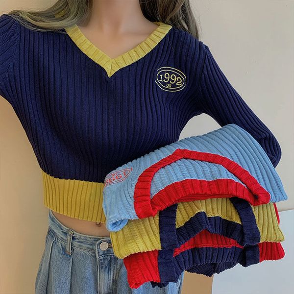 knits autumn female sweater cleavage knitted or crocheted pullovers long sleeve jerseys mujer short feminine, White
knits autumn female sweater cleavage knitted or crocheted pullovers long sleeve jerseys mujer short feminine, White
