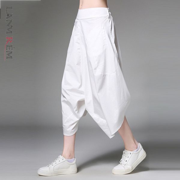 high elastic waist white big size trousers loose fit harem pants women fashion summer arrivals 2e1748 210507, Black;white
high elastic waist white big size trousers loose fit harem pants women fashion summer arrivals 2e1748 210507, Black;white