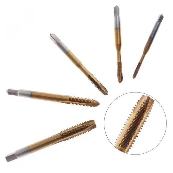 hand tools 5pcs titanium screw thread metric tap die machine drill 3 flute with m3-m8 diameter and f
hand tools 5pcs titanium screw thread metric tap die machine drill 3 flute with m3-m8 diameter and f