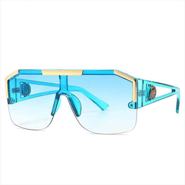 fashion brand oversized square sunglasses men women vintage metal big frame semi rimless one lens sun glasses uv400, White;black
fashion brand oversized square sunglasses men women vintage metal big frame semi rimless one lens sun glasses uv400, White;black