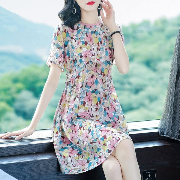 luxury casual dresses silk cool small women's drs summer 2021 mulberry silk floral skirt large size slim 46513, Black;gray
luxury casual dresses silk cool small women's drs summer 2021 mulberry silk floral skirt large size slim 46513, Black;gray