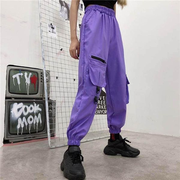 women's pants & capris harajuku casual cargo women elastic high waist ladies trousers 2021 modis streetwear pant pantalones mujer, Black;white
women's pants & capris harajuku casual cargo women elastic high waist ladies trousers 2021 modis streetwear pant pantalones mujer, Black;white