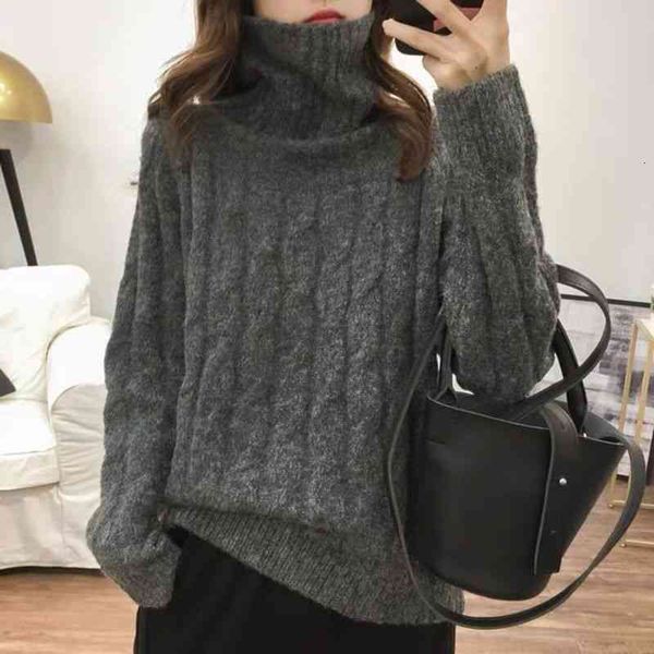women's sweaters pulôver de gola alta camisola estética feminina textura cerosa macia torção mulher blusas solto temperamento camisa fu, White;black
women's sweaters pulôver de gola alta camisola estética feminina textura cerosa macia torção mulher blusas solto temperamento camisa fu, White;black