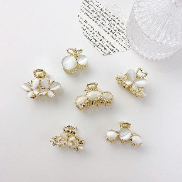 hair clips & barrettes 2021 korea autumn for women small opal alloy clip headdress pearl rhinestone girls luxury fashion hairpins accessorie, Golden;silver
hair clips & barrettes 2021 korea autumn for women small opal alloy clip headdress pearl rhinestone girls luxury fashion hairpins accessorie, Golden;silver