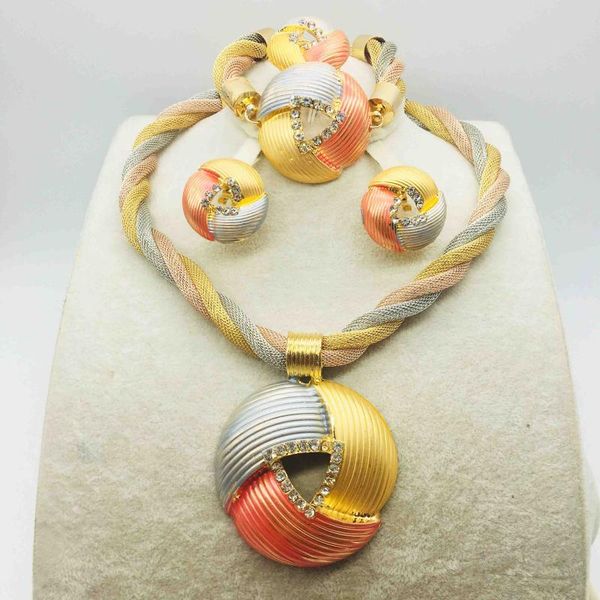 earrings & necklace nigerian fashion jewelry sets for women wedding flower african beads set dubai gold, Silver
earrings & necklace nigerian fashion jewelry sets for women wedding flower african beads set dubai gold, Silver