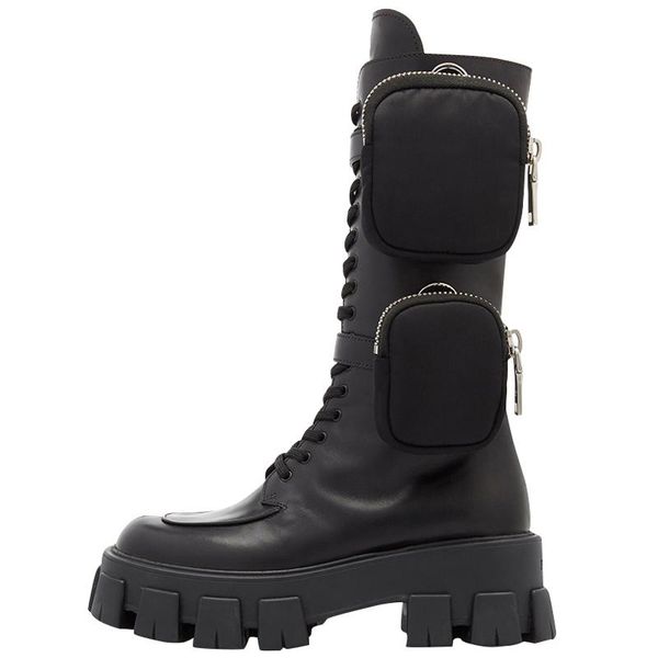 boots winter fashion genuine leather plus velvet platform motorcycle thick-soled waterproof women belt buckle mid-calf, Black
boots winter fashion genuine leather plus velvet platform motorcycle thick-soled waterproof women belt buckle mid-calf, Black
