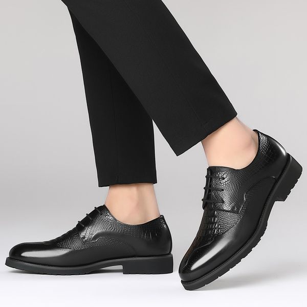 dress shoes classic men leather flat spring and autumn all-match fashion formal slip on oxford for business footwear com3, Black
dress shoes classic men leather flat spring and autumn all-match fashion formal slip on oxford for business footwear com3, Black