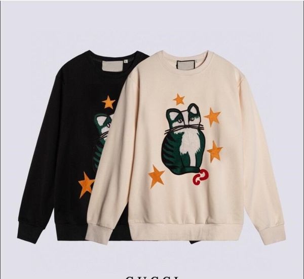 men's round neck sweater hoodie 2021 new fashion men and women pure cotton animal print long-sleeved pullover, Black
men's round neck sweater hoodie 2021 new fashion men and women pure cotton animal print long-sleeved pullover, Black