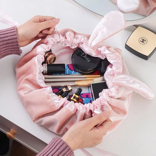 cosmetic bags & cases bag hand carry ears velvet cosmetics meets lazy storage travel portable drawstring toiletry
cosmetic bags & cases bag hand carry ears velvet cosmetics meets lazy storage travel portable drawstring toiletry
