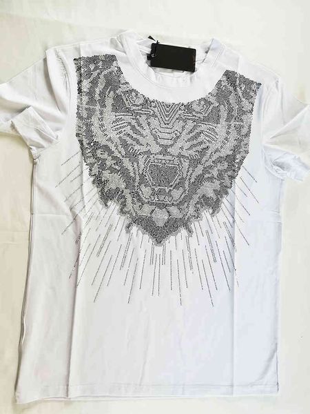 tee t-shirt slim fit o-neck homme fashion incrusted diamonds summer diamond short men's for men, White;black
tee t-shirt slim fit o-neck homme fashion incrusted diamonds summer diamond short men's for men, White;black