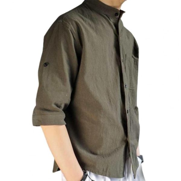 men's casual shirts plus size men shirt half sleeve male stand collar loose buttons closure solid color camisetas, White;black
men's casual shirts plus size men shirt half sleeve male stand collar loose buttons closure solid color camisetas, White;black
