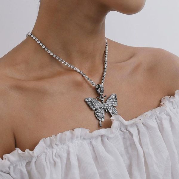 chains men's women hip hop cool sparking bling pink cz animal butterfly pendant necklaces rock fashion charm jewelry, Silver
chains men's women hip hop cool sparking bling pink cz animal butterfly pendant necklaces rock fashion charm jewelry, Silver
