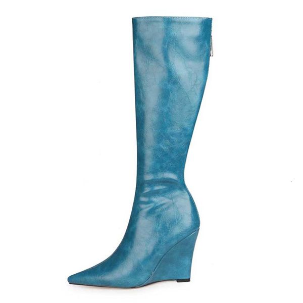 boots botas femininas sensuais na altura dos joelhos, com zÃper, novo bico ponteagudo de salto alto, marrom, azul, tamanho grande 34-43, zrb, Black
boots botas femininas sensuais na altura dos joelhos, com zÃper, novo bico ponteagudo de salto alto, marrom, azul, tamanho grande 34-43, zrb, Black