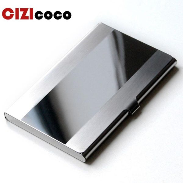 card holders fashion holder stainless steel silver aluminium case women wallets nueva vogue men id box, Brown;gray
card holders fashion holder stainless steel silver aluminium case women wallets nueva vogue men id box, Brown;gray