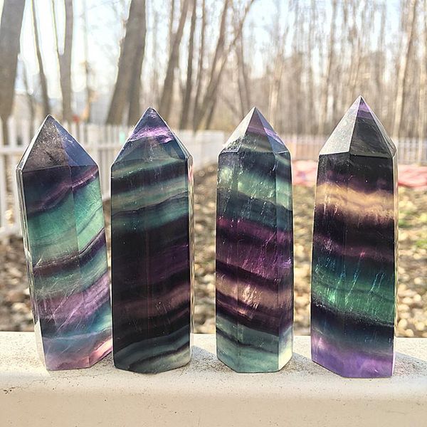 fluorite wand point natural quartz gems healing crystals minerals gemstones reiki home decorations decorative objects & figurines
fluorite wand point natural quartz gems healing crystals minerals gemstones reiki home decorations decorative objects & figurines