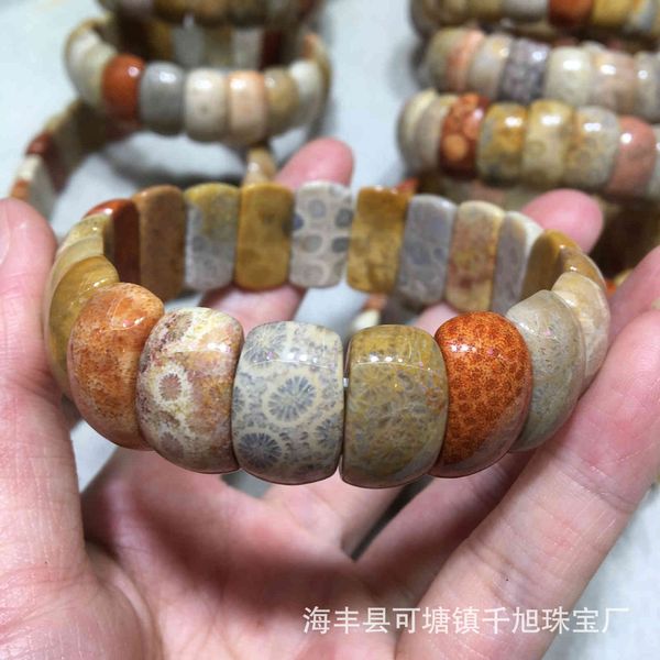 chinese style products natural coral jade hand row national string men's and women's universal jewelry
chinese style products natural coral jade hand row national string men's and women's universal jewelry