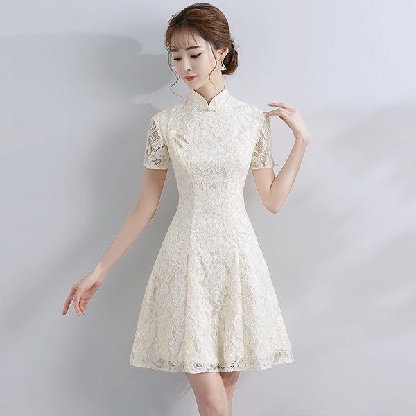 ethnic clothing solid pink bride wedding short gown lace elegant women chinese dress classic mandarin collar cheongsams a-line casual prom, Red
ethnic clothing solid pink bride wedding short gown lace elegant women chinese dress classic mandarin collar cheongsams a-line casual prom, Red