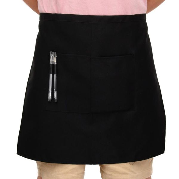 aprons 2 styles short waist apron adjustable straps restaurant black half with or 3 pockets bar kitchen accessories
aprons 2 styles short waist apron adjustable straps restaurant black half with or 3 pockets bar kitchen accessories