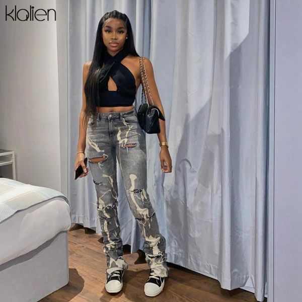 fashion trend spring summer high waist hole cotton straight jeans women streetwear wild quality female pants gray women's, Blue
fashion trend spring summer high waist hole cotton straight jeans women streetwear wild quality female pants gray women's, Blue