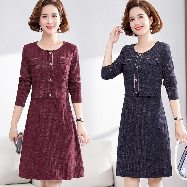 casual dresses one-piece women spring autumn dress side zipper long sleeve o-neck slim style fashion office lady vestido 2021, Black;gray
casual dresses one-piece women spring autumn dress side zipper long sleeve o-neck slim style fashion office lady vestido 2021, Black;gray