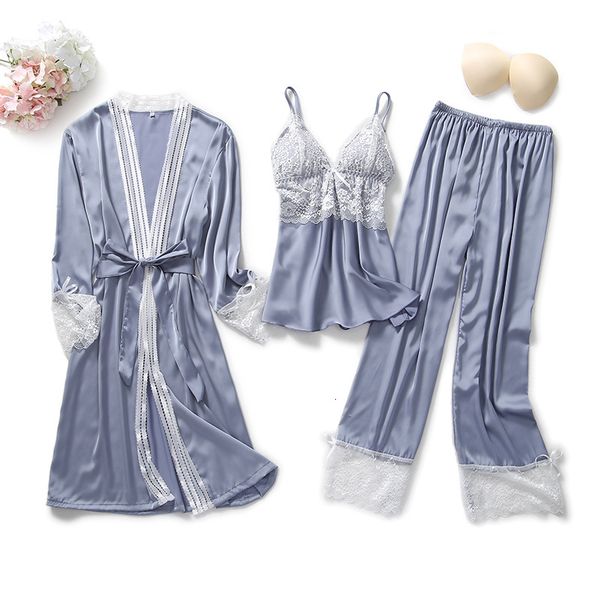 2021 new women's exquisite lace pajamas, silk, three piece set, with bra, summer 3sou, Black;brown
2021 new women's exquisite lace pajamas, silk, three piece set, with bra, summer 3sou, Black;brown