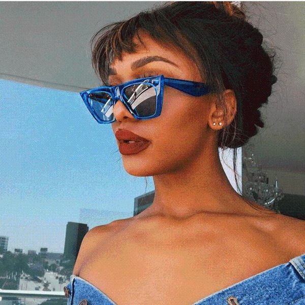 sunglasses fashionable euramerican fashion personality retro 5154 square glasses men and women, Blue
sunglasses fashionable euramerican fashion personality retro 5154 square glasses men and women, Blue