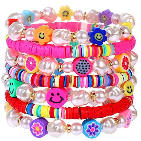charm bracelets multilayer sunflower pearl for women polymer clay shell pulsera girl summer heishi disc 4mm beaded braclets jewelry, Golden;silver
charm bracelets multilayer sunflower pearl for women polymer clay shell pulsera girl summer heishi disc 4mm beaded braclets jewelry, Golden;silver