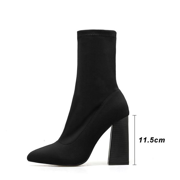 sandals autumn stretch fabric socks boots women pointed toe square high heels ankle for ladies shoes black 33oi
sandals autumn stretch fabric socks boots women pointed toe square high heels ankle for ladies shoes black 33oi
