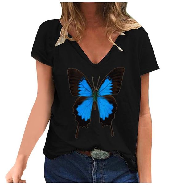 fashion women t-shirt butterfly print female casual solid color 90s girls short sleeve tee woman #t2g women's, White
fashion women t-shirt butterfly print female casual solid color 90s girls short sleeve tee woman #t2g women's, White