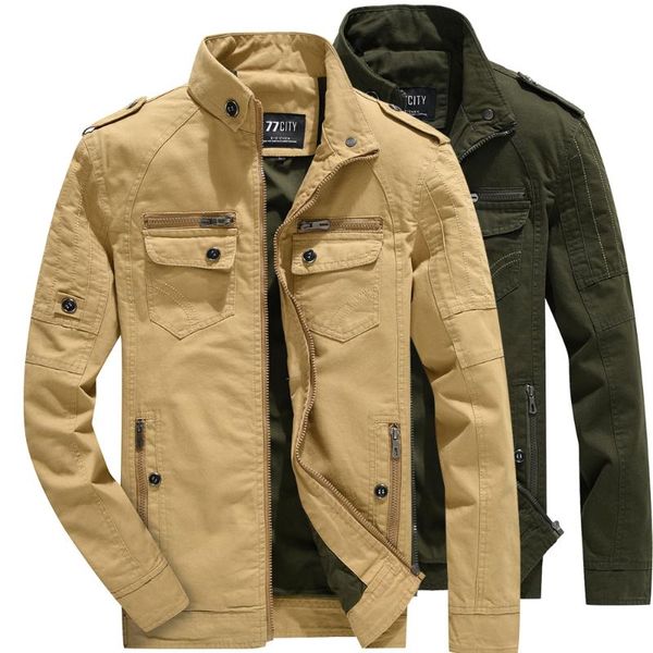 men's jackets jacket men casual cotton stand collar coats army military outwears male clothes overcoat masculina khaki plain coat, Black;brown
men's jackets jacket men casual cotton stand collar coats army military outwears male clothes overcoat masculina khaki plain coat, Black;brown
