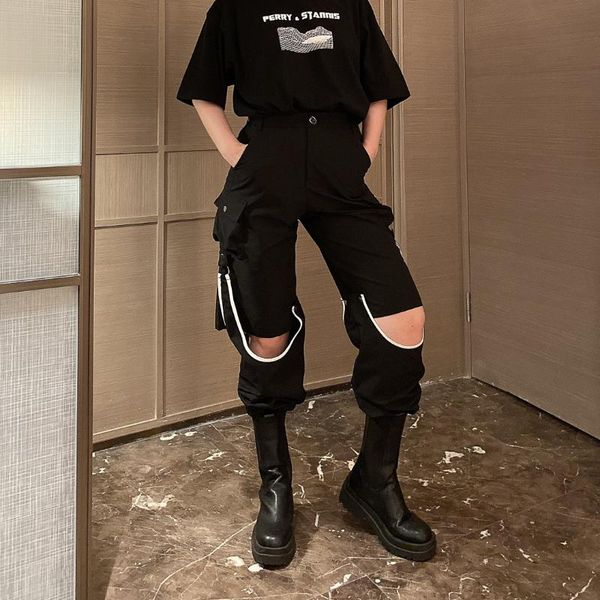 women's pants & capris trousers in working pant 2021 high waist slim straight casual detachable trouser legs, Black;white
women's pants & capris trousers in working pant 2021 high waist slim straight casual detachable trouser legs, Black;white