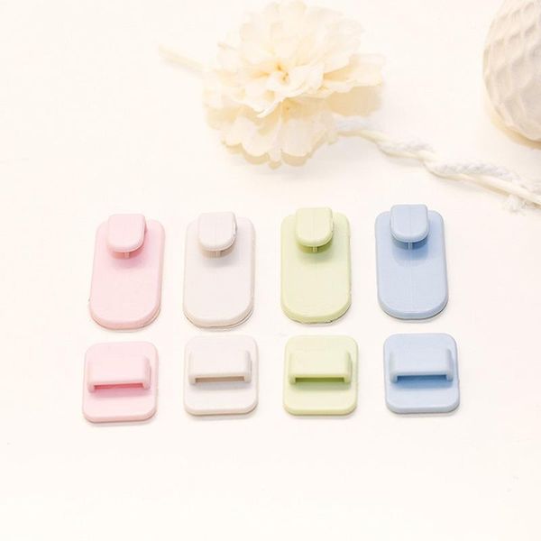 4pcs=2pairs creative glued plastic hooks sticky hook set practical wall-mounted storage rack strong and seamless & rails
4pcs=2pairs creative glued plastic hooks sticky hook set practical wall-mounted storage rack strong and seamless & rails