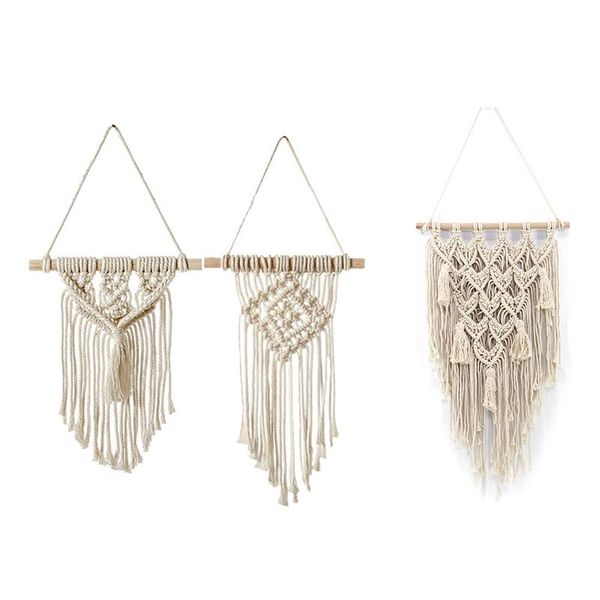 tapestries 2 set wall hanging macrame curtain bohemian hand woven tapestry, 1 pcs &
tapestries 2 set wall hanging macrame curtain bohemian hand woven tapestry, 1 pcs &
